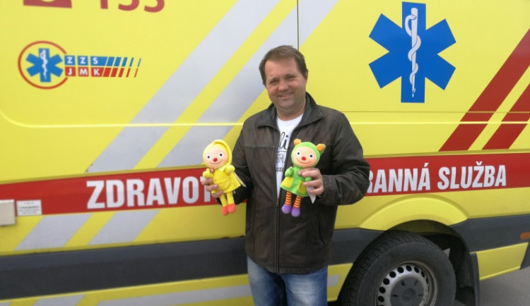 Aleš Hubáček a jeho darované hračky