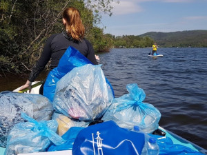 Doborovolníci uklízeli Prýgl od odpadků