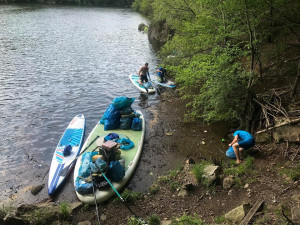 Doborovolníci uklízeli Prýgl od odpadků