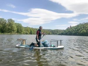Doborovolníci uklízeli Prýgl od odpadků