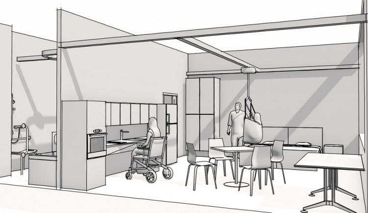 Tréninkový byt pro hendikepované