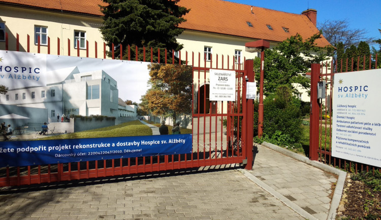 Kraj dá pět milionů na rozšíření Hospice sv. Alžběty v Brně