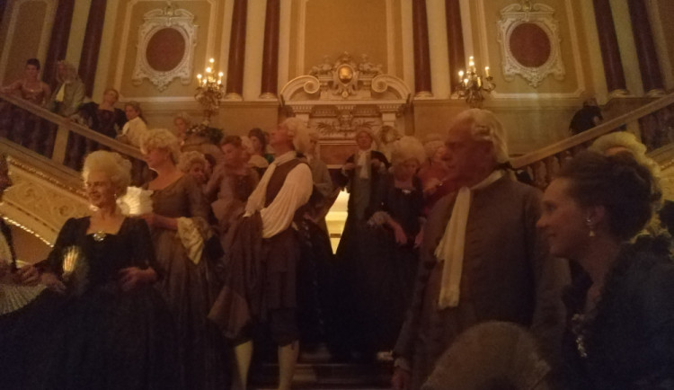 Natáčení Marie Terezie v Mahenově divadle