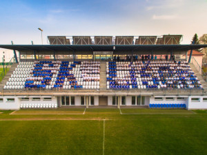 Nováček z Líšně vybojoval svůj první bod v druhé nejvyšší fotbalové lize. Pokořil i návštěvnický rekord