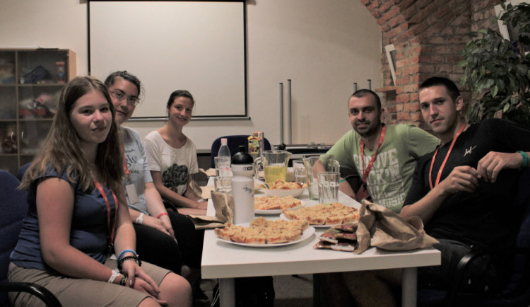 Členové skupinky v Diakonii ČCE