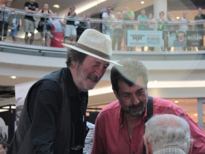 Bolek Polívka na křestu své knihy