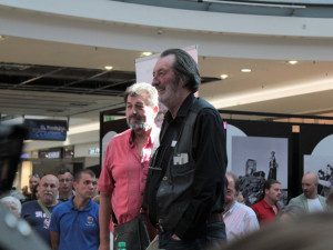 Bolek Polívka na křestu své knihy