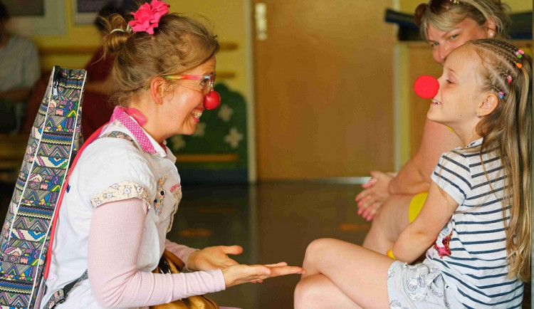 Zdravotní klaun v Brně