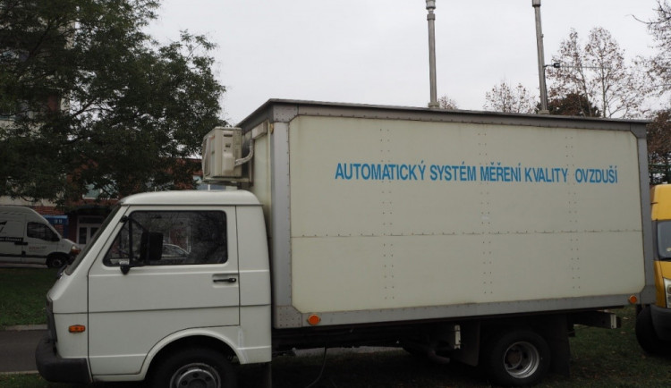 Speciální vůz na měření kvality ovzduší