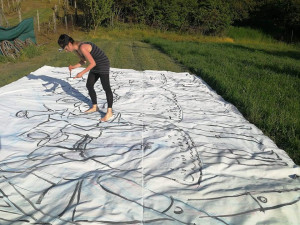 Streeart Lenky Jurečkové pro Slovácký rok