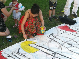 Streeart Lenky Jurečkové pro Slovácký rok