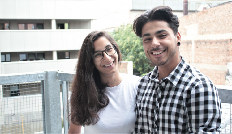 Michael Čapek a Lucie Pohlotková