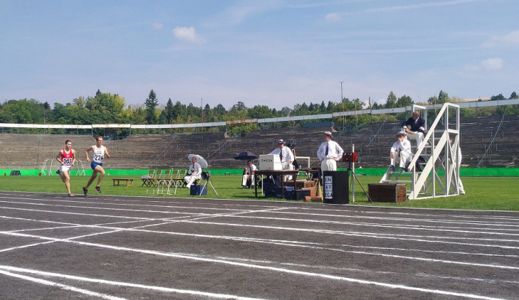 Stadion Za Lužánkami při natáčení snímku Zátopek
