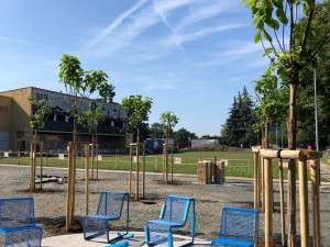 Nově opravené Juliánovské náměstí