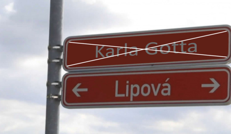 Ulice pojmenovaná po Karlu Gottovi v Ivančicích nakonec nebude