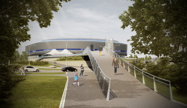 Vizualizace chystané multifunkční haly.