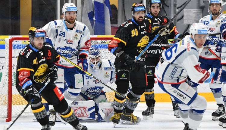 Momentka z nedělního zápasu proti Litvínovu.