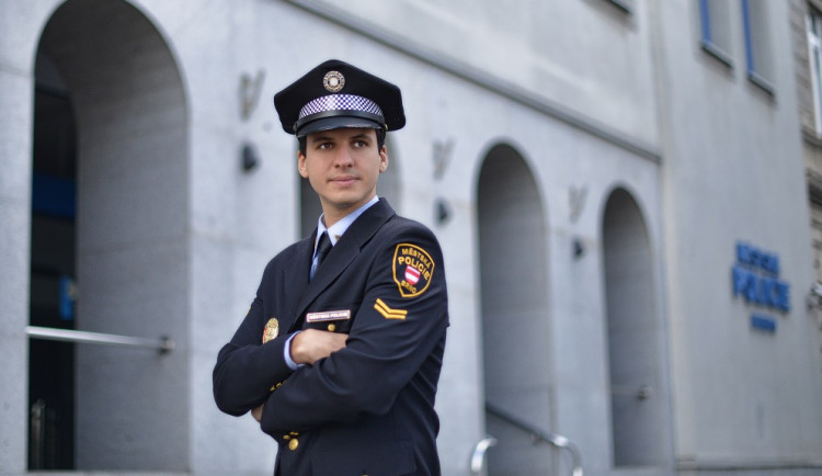 Jakub Ghanem pracuje u městské policie už osmým rokem.
