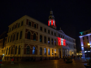 Nasvícení památek v rámci společných oslav Díky, že můžem
