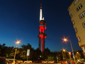 Nasvícení památek v rámci společných oslav Díky, že můžem