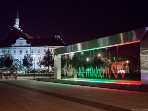 Nasvícení památek v rámci společných oslav Díky, že můžem