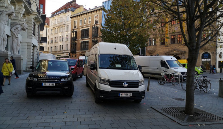 Častá situace v centru města.