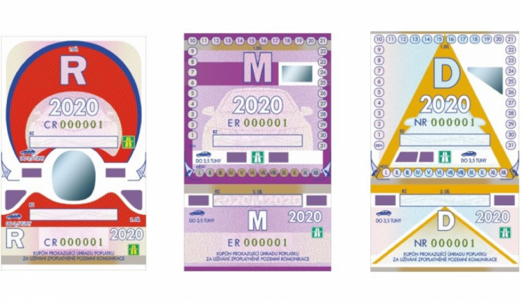 Ode dneška platí dálniční známky na rok 2020
