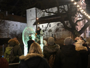 Ledová socha Inky na Moraváku