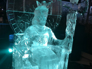 Ledová socha Inky na Moraváku