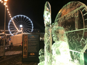 Ledová socha Inky na Moraváku