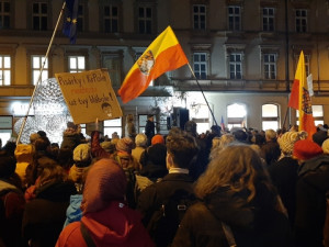 Demonstrace proti AB