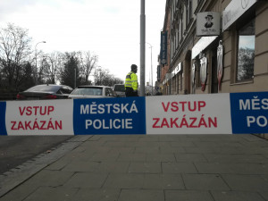 Ulice Lidická je uzavřena