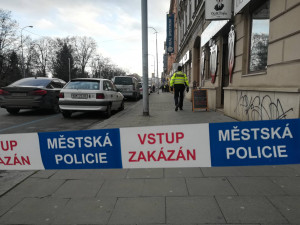 Ulice Lidická je uzavřena