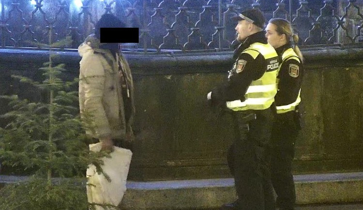 Ozdoby na stromeček si někteří chtěli nakrást přímo na Benešáku