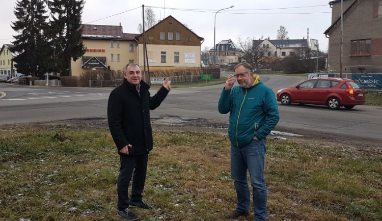 Budování kruháče na Ostrém rohu by mělo začít v dubnu. Hotovo musí být do října
