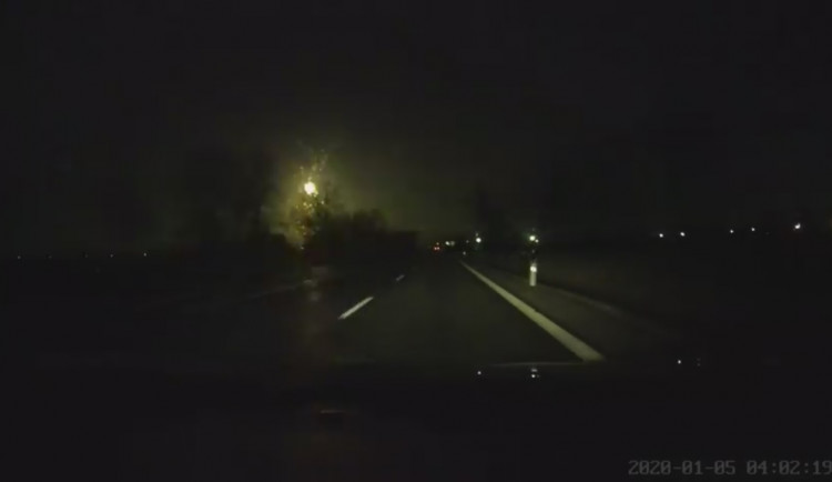 Bolid na severním obzorem