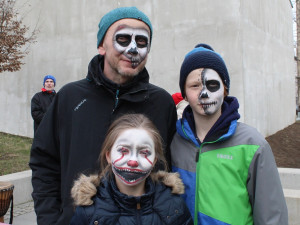 Účastníci masopustu si vyhráli s maskami