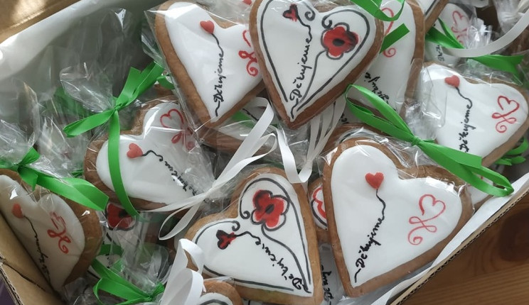 Děkujeme! Perníčky pro radost rozdává Alena z Liberce všem, kteří pracují z plných sil