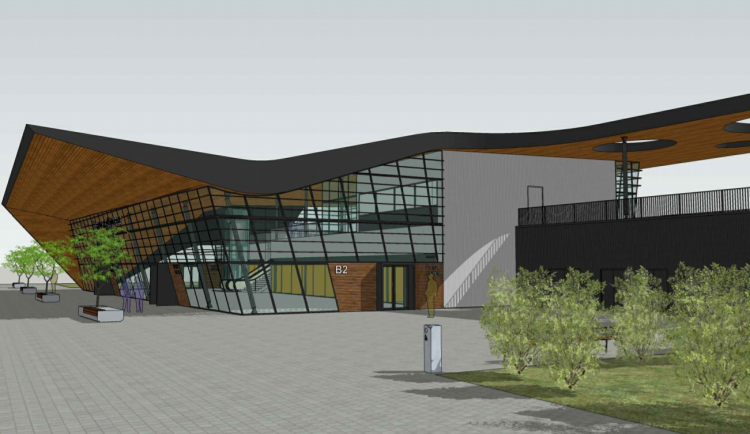 Součástí nově vypsané zakázky je úprava vizualizací nového nádraží, zdroj: SŽ