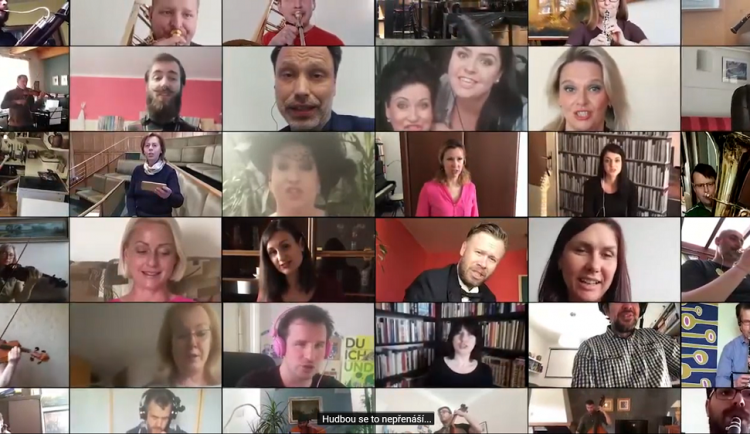 VIDEO: Hudbou se to nepřenáší. Na sociálních sítích sklízí úspěch nádherná píseň ansámblu Janáčkovy opery