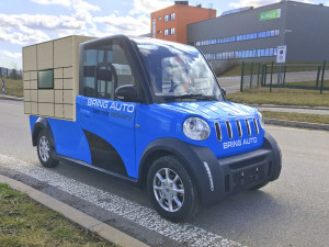 Brněnská firma testuje samořídící rozvážkové auto