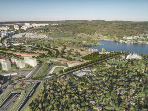 Řešení dopravní a urbnistické situace kolem přehrady, Pelčák & HBH