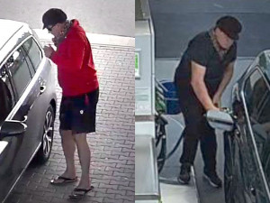 FOTO: Policie pátrá po nenasytném řidiči v Passatu. Tankuje naftu zadarmo a mění registrační značky