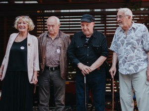 Někteří z herců, jejichž fotografie jsou na Tabuli cti.