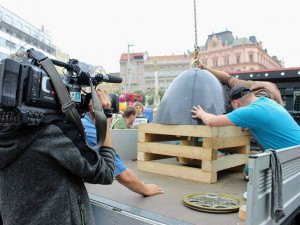 Černá chlouba Brna se porouchala, ikonický orloj na náměstí Svobody přestal vydávat kuličky