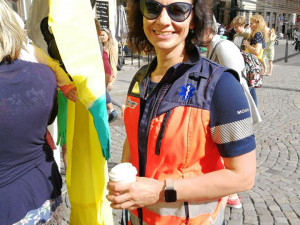 Jihomoravští zdravotníci předvedli na Jakubáku návštěvníkům sanitky, dostalo se jim pochval za pomoc při koronaviru