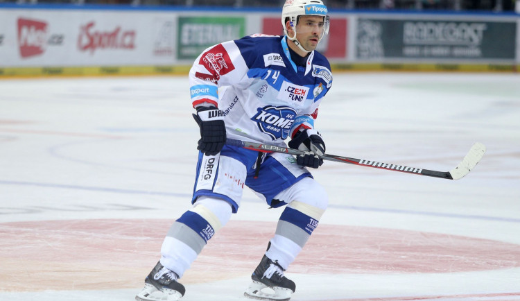 Tomáš Plekanec v dresu Komety Brno