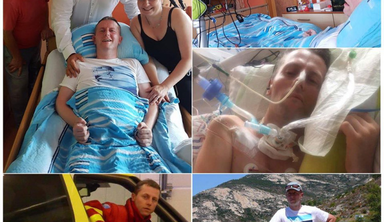 Bývalý elitní záchranář po mrtvici ochrnul od hlavy dolů, jeho rodina uspořádala veřejnou sbírku na pomoc