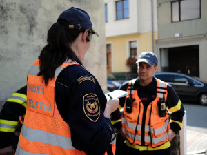 FOTO: Únik plynu uzavřel brněnskou Belcrediho ulici