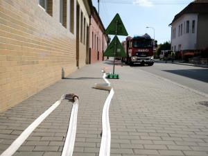 FOTO: Únik plynu uzavřel brněnskou Belcrediho ulici